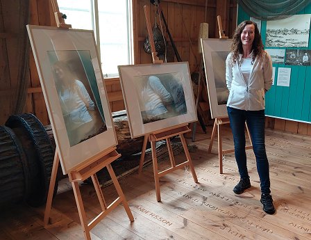 Roslagens Sjöfartsmuseum - Konstutställning "Skärgårdsdrömmar" av Helen Eriksdotter.