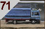 Lastbil Scania. 36 delar. Lägg märke till människorna i hytten.