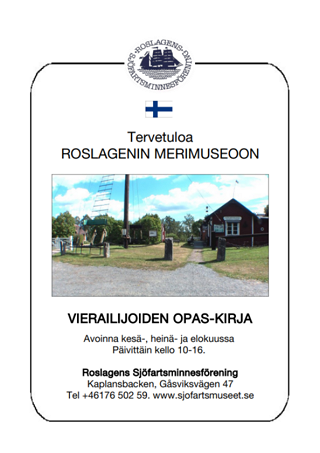 Roslagenin Merimuseoon -  Vierailijoiden opas kirja