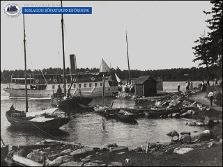 Norrsunds brygga, Blidö, 1908.