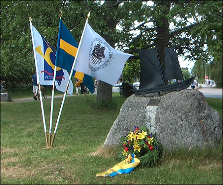 Roslagens Sjöfartsmuseum - Postroddsmonumentet i Grisslehamn