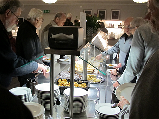 Årsmötet 2025: Fika i pausen, Väddö Folkhögskola.
