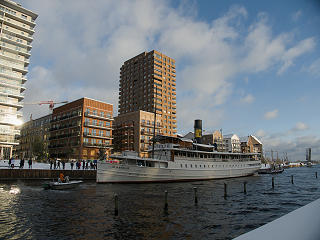 SS Norrtelje i hamnbasängen.