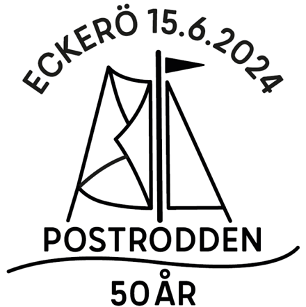 Postrodden över Ålands hav, Poststämpel Eckerö