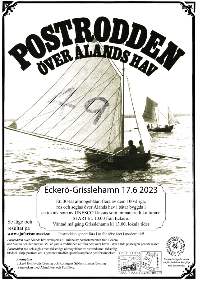 Postrodden över Ålands hav